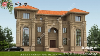 农村自建三层楼效果图