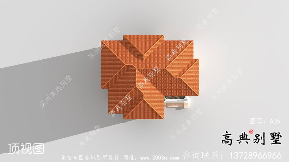 简单欧式三层农村别墅设计图纸