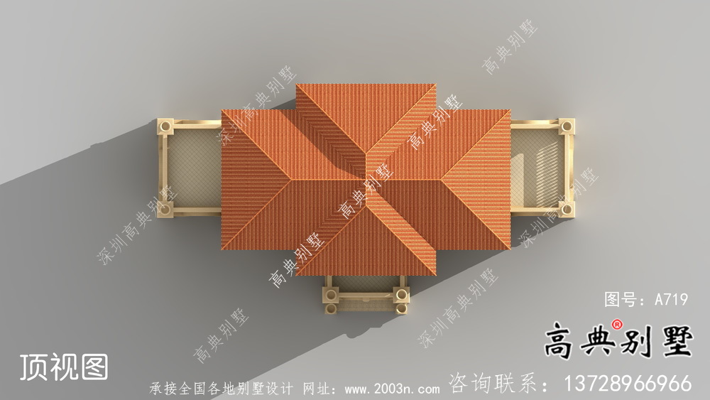 豪华复式四层欧式风格别墅设计图纸
