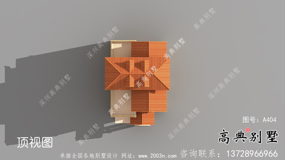 简单实用的四层农村住宅设计图纸，效果图