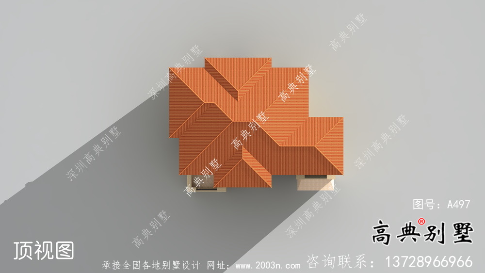 三层欧式风格豪华别墅设计图纸