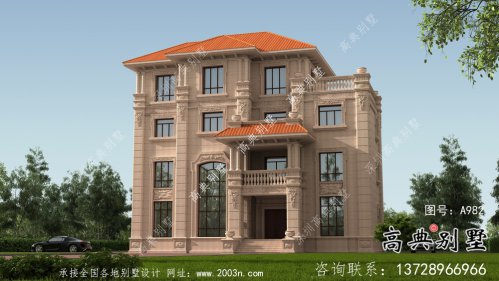 意大利复式经典建筑设计图，外观简易