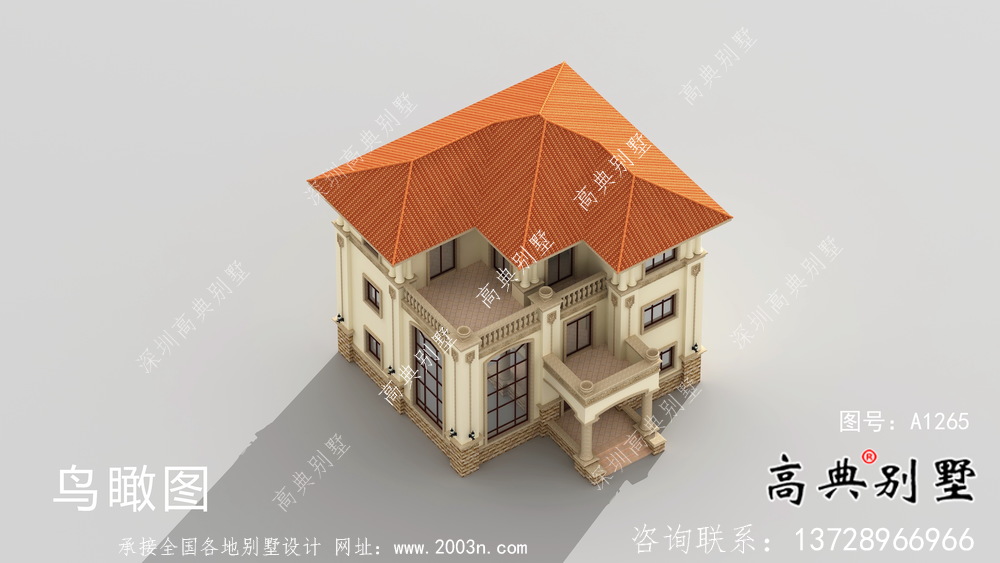 欧式风格,意大利风格三层别墅
