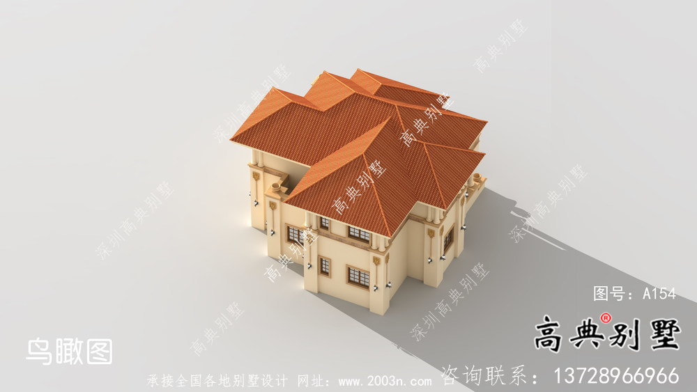 农村二层欧式别墅全套设计图