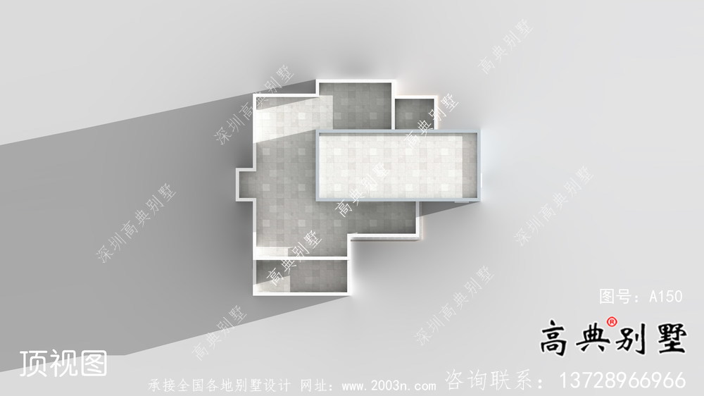 紧凑型现代风格新农村住宅建筑设计图纸