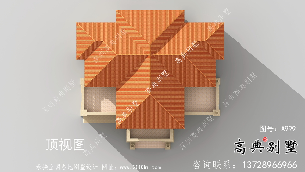 农村自建三层欧式别墅设计图及施工图