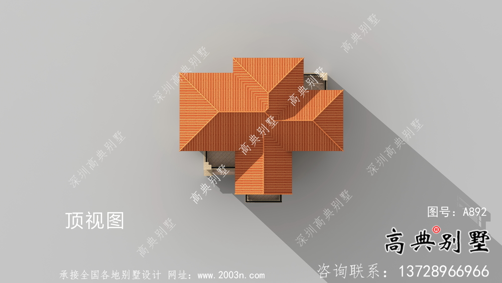 大气欧式风格三层别墅设计图（含结构、效果图）