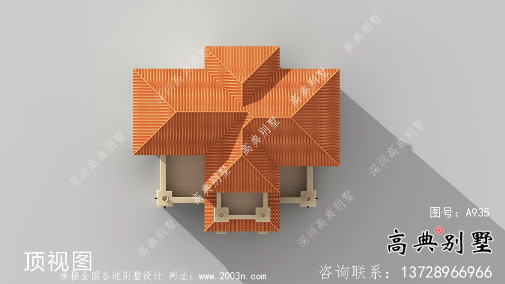 复式四层欧式别墅设计图纸及施工图纸