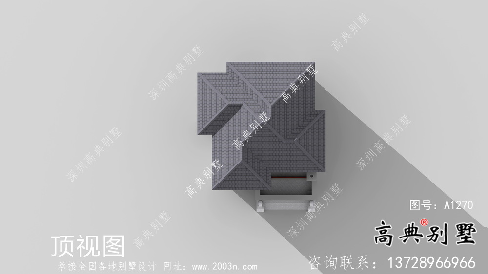 新中式简约三层别墅设计图纸
