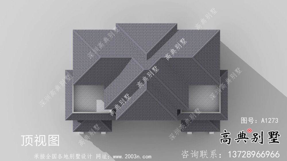 大气农村三层双拼别墅设计图、结构套图