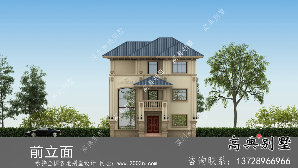 全套欧式风格意大利风格豪华别墅设计图纸