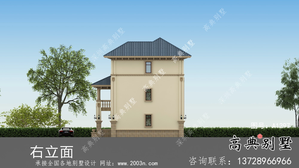 全套欧式风格意大利风格豪华别墅设计图纸