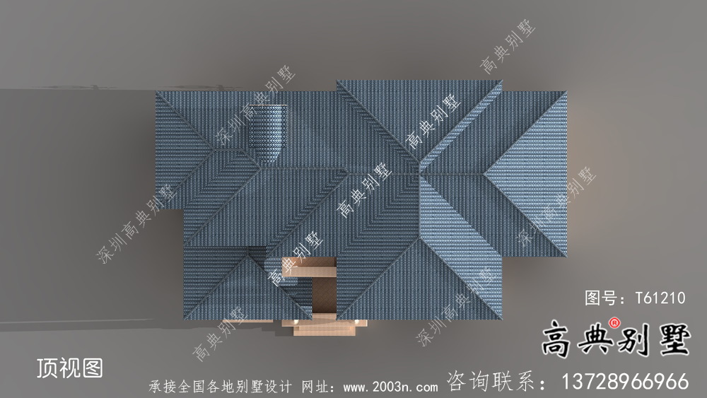 欧式豪华三层别墅设计图及效果图