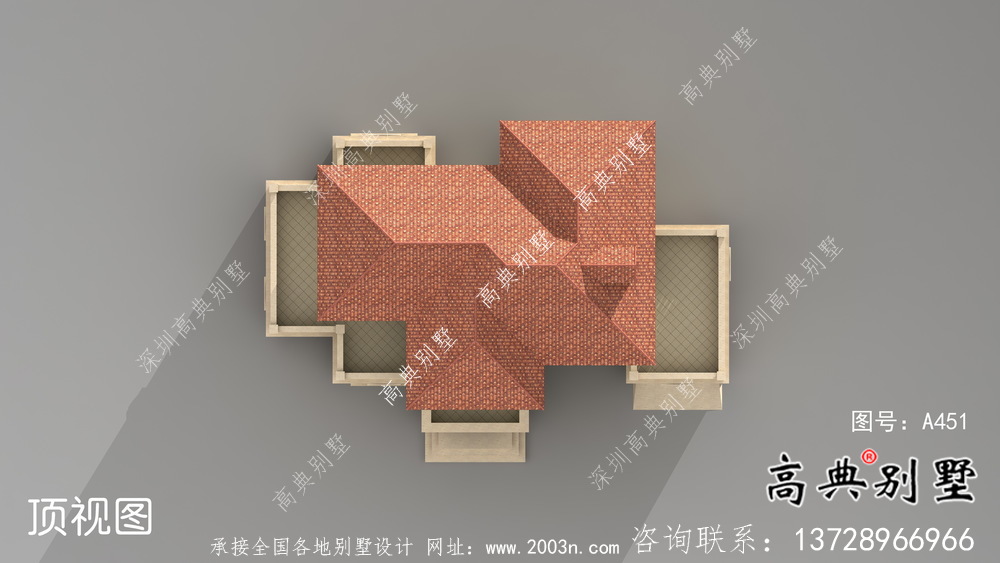 农村高档三层欧式别墅设计施工效果全套图纸