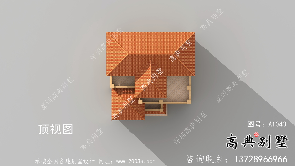 新农村欧式三层别墅设计图及平面设计图