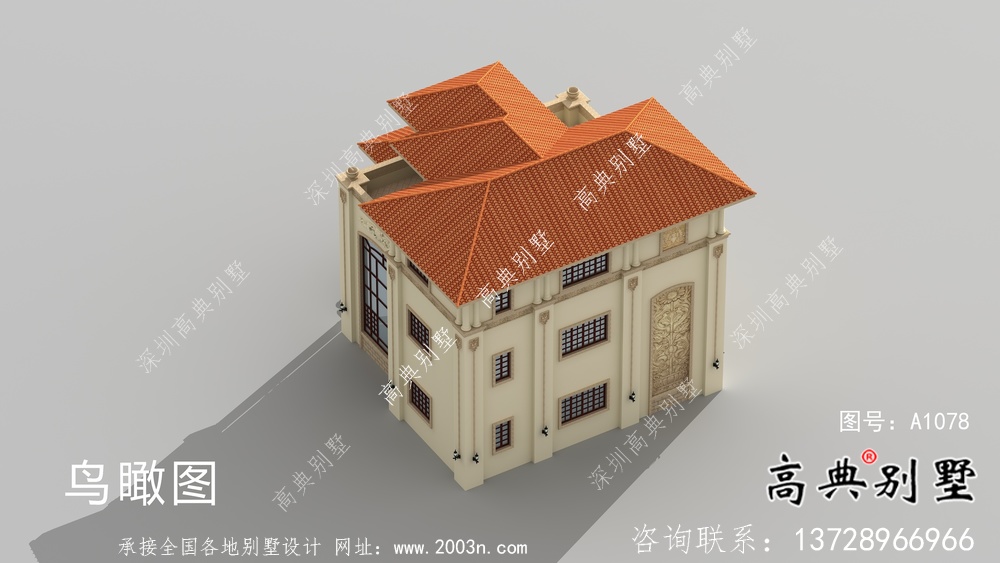 精致大气三层农村别墅整套施工图纸