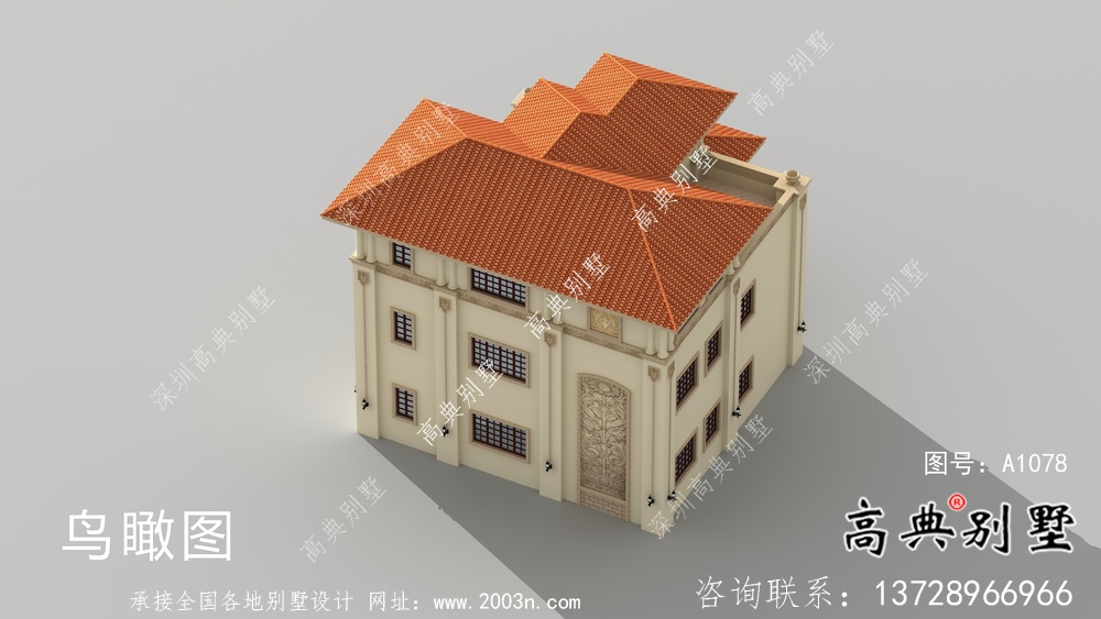 精致大气三层农村别墅整套施工图纸