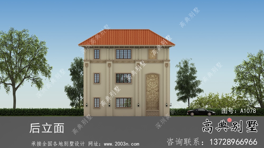 精致大气三层农村别墅整套施工图纸