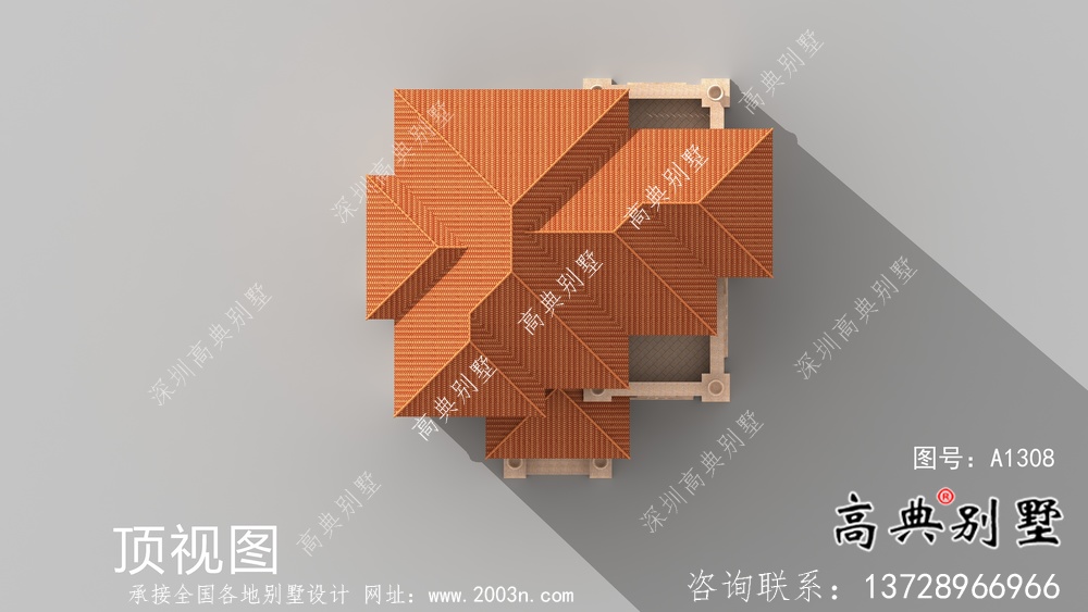 175平方米经典户型农村房屋设计图及效果图