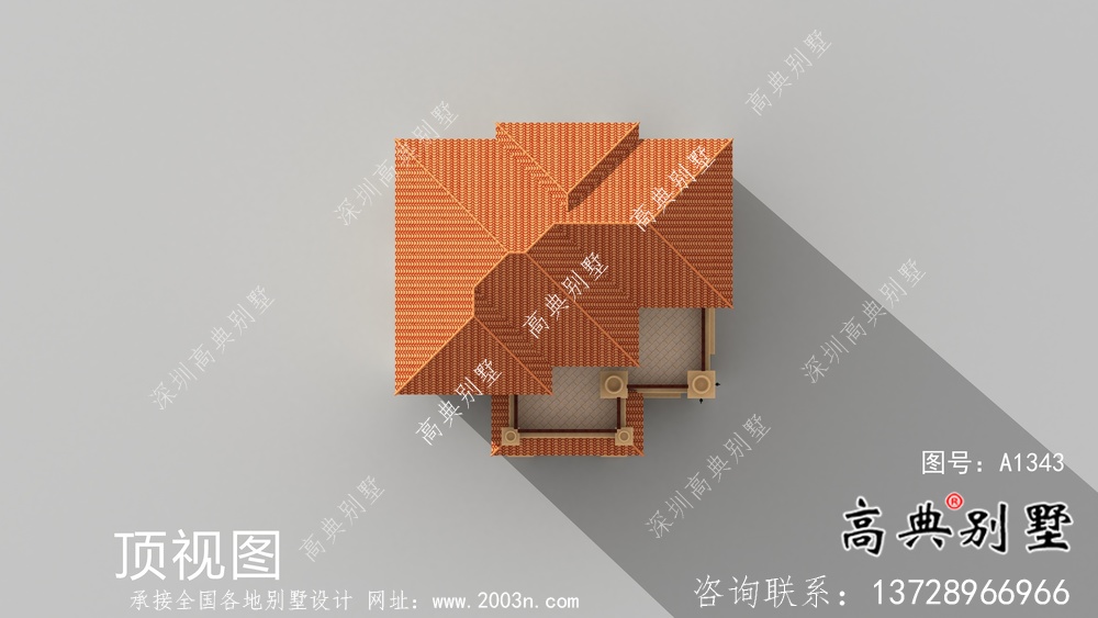 户型简单大气农村别墅设计图及效果图