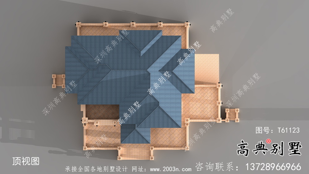架构多卧室农村别墅设计图（含设计效果图）