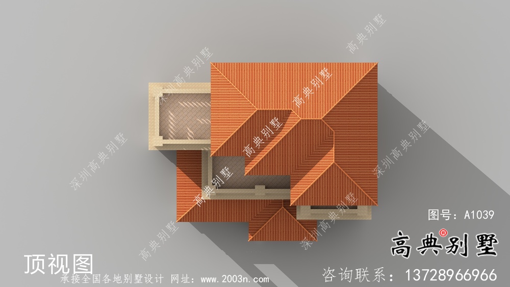 新农村自建复式四层欧式别墅设计图纸