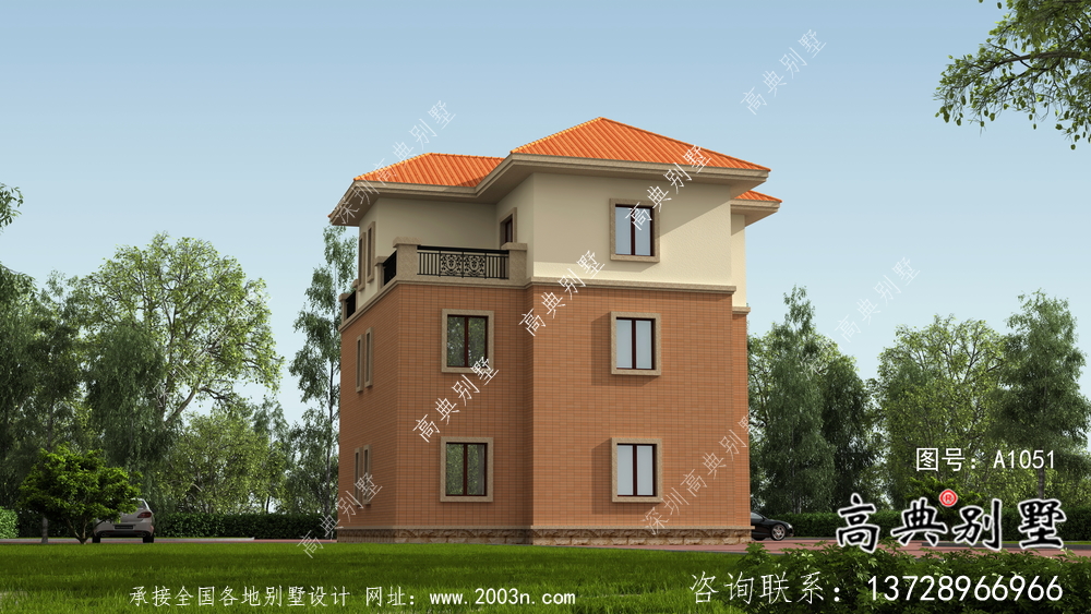 欧式房子设计图三层别墅
