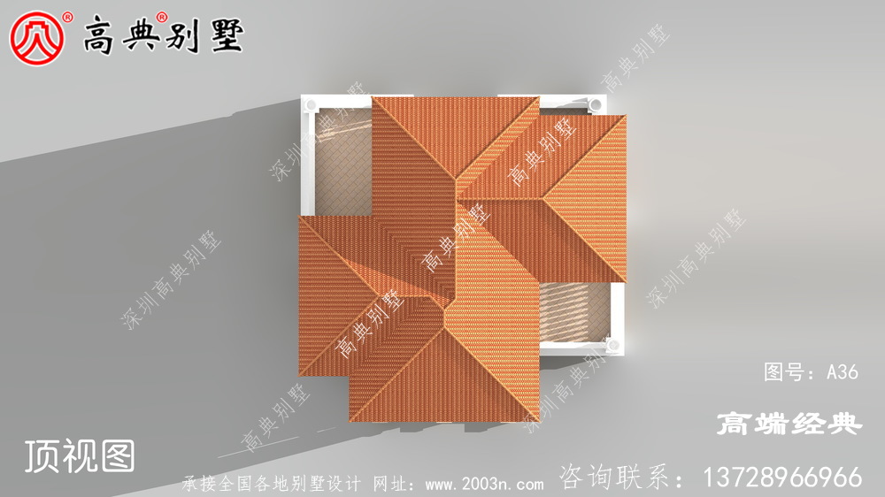   经典欧式别墅，外观精美大气占地144平