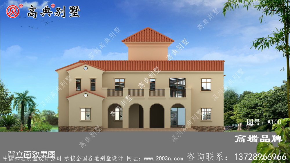人气值极高的二层建造小别墅设计图