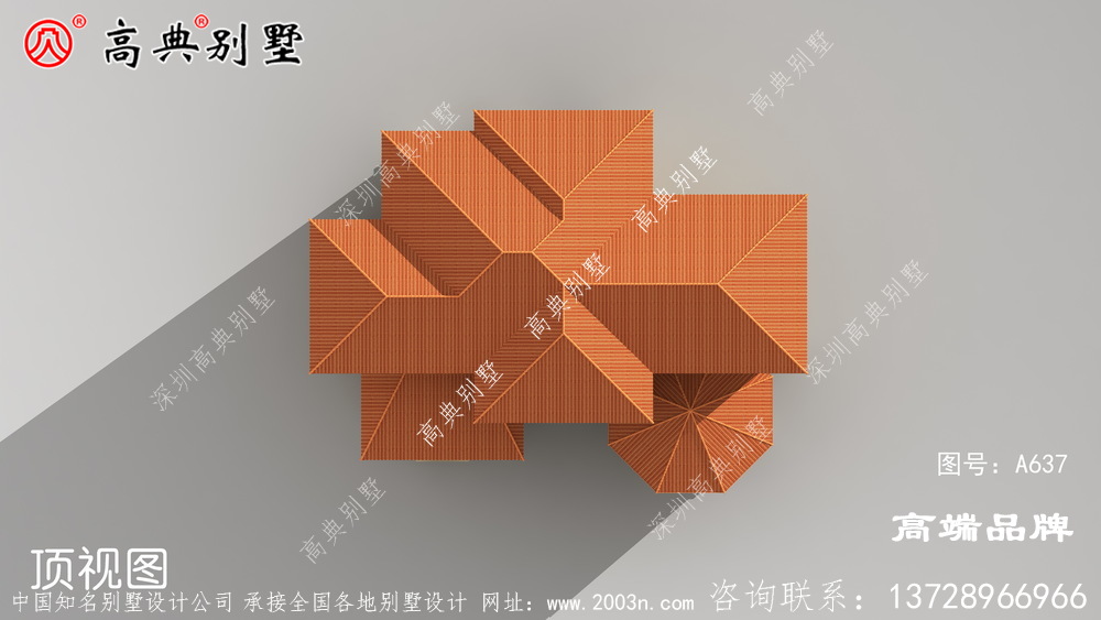 西班牙风格别墅设计图纸