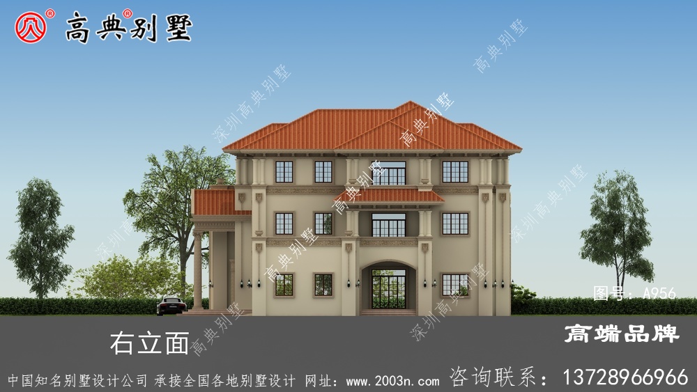 最新欧式别墅设计图