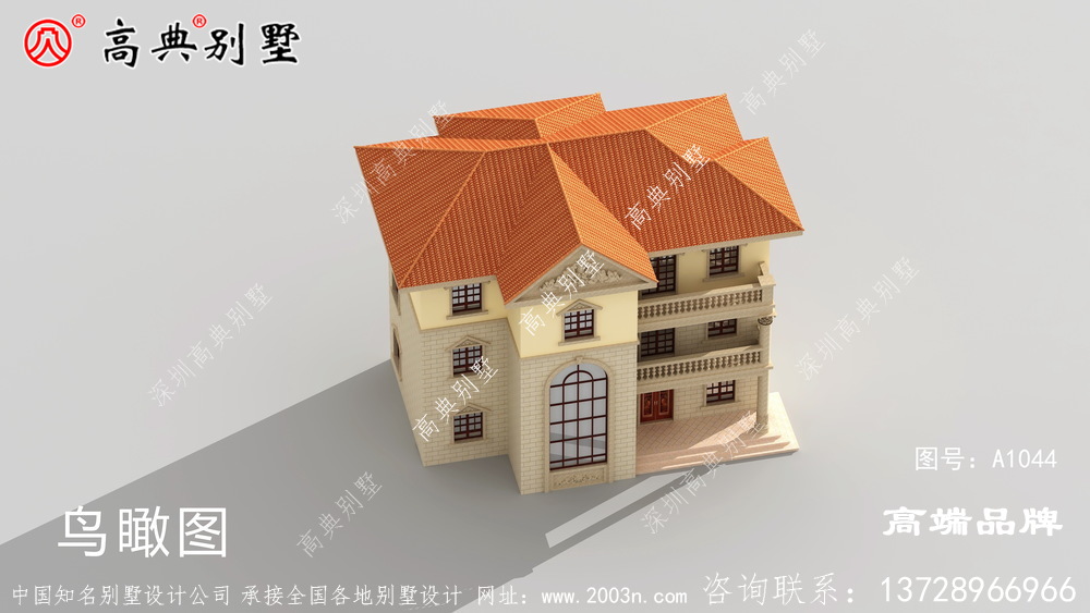 欧式风格别墅效果图