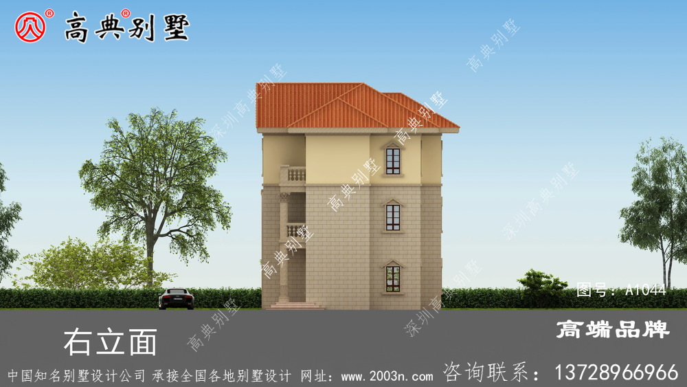 欧式风格别墅效果图