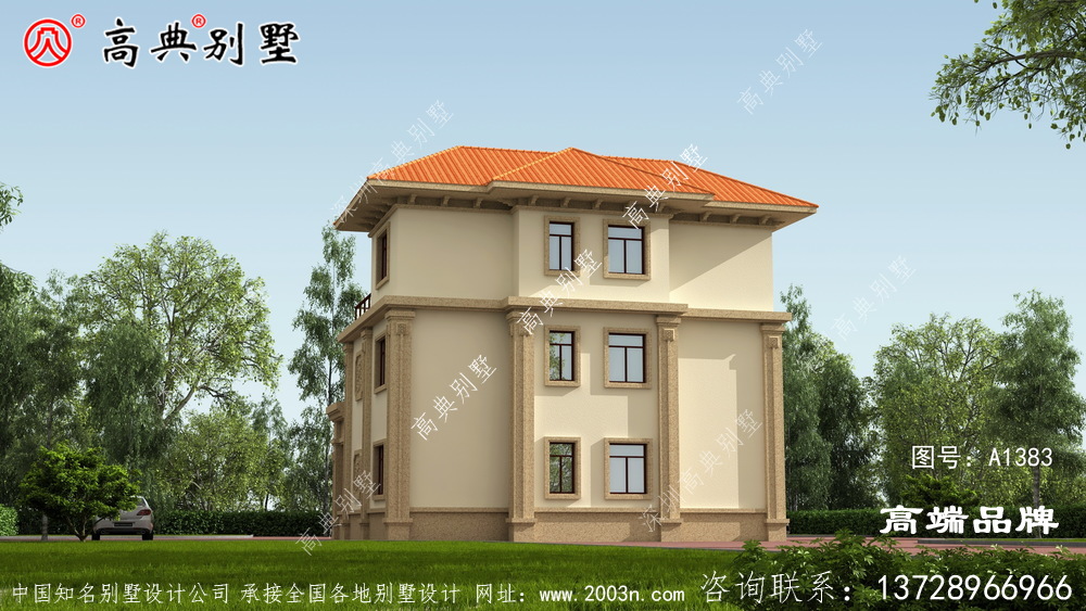 欧式别墅设计图纸