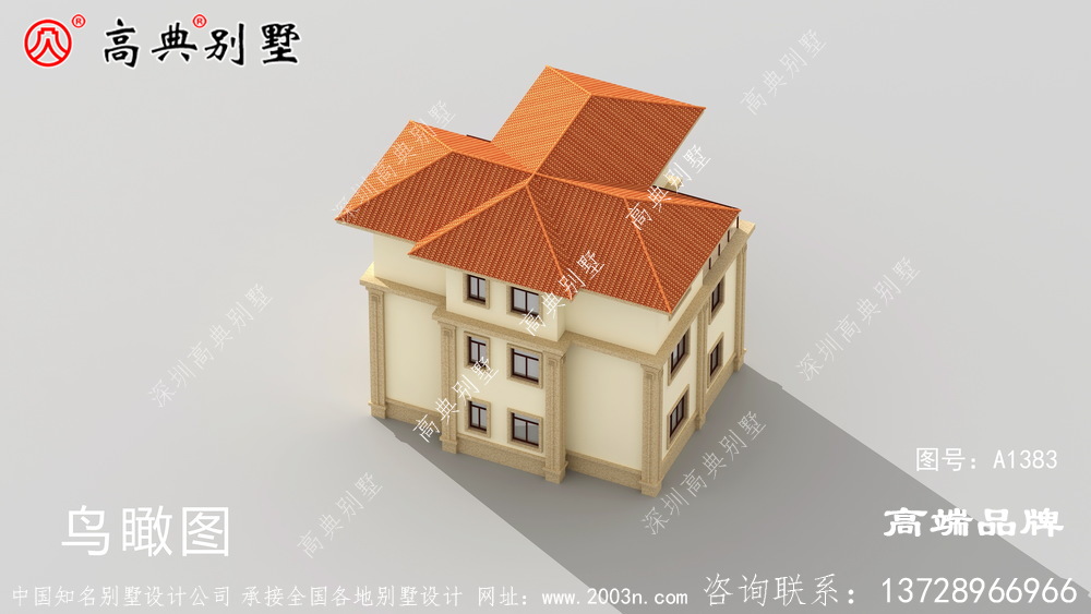 欧式别墅设计图纸