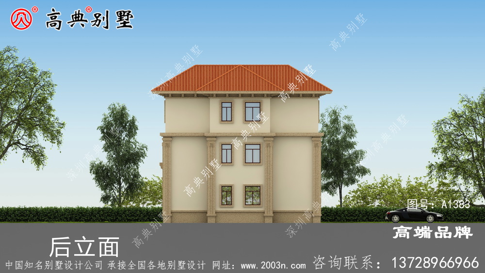 欧式别墅设计图纸