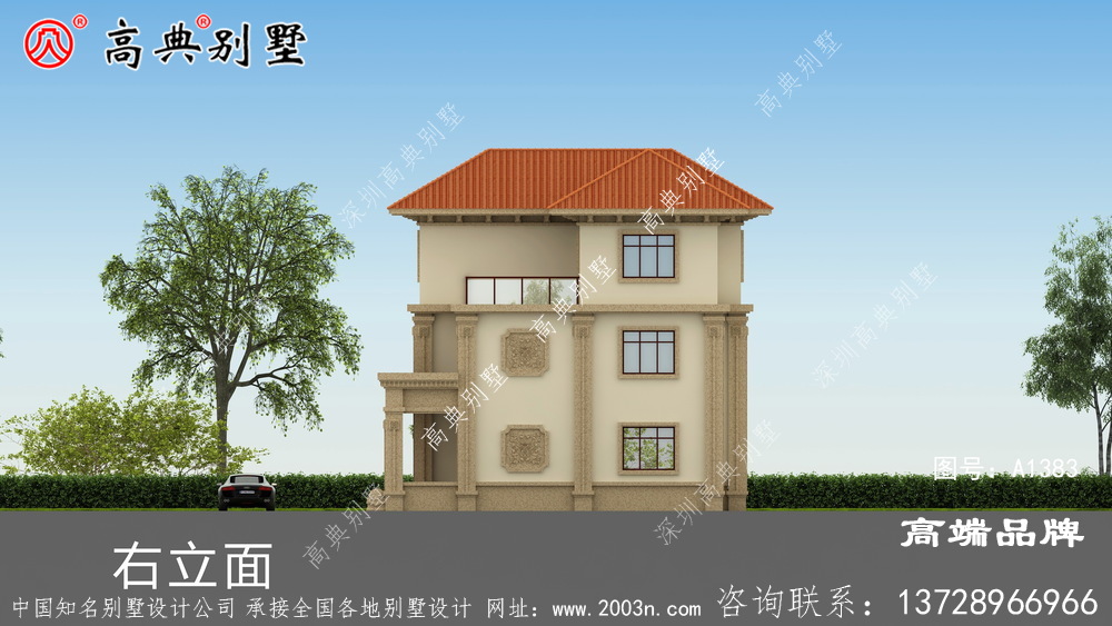 欧式别墅设计图纸