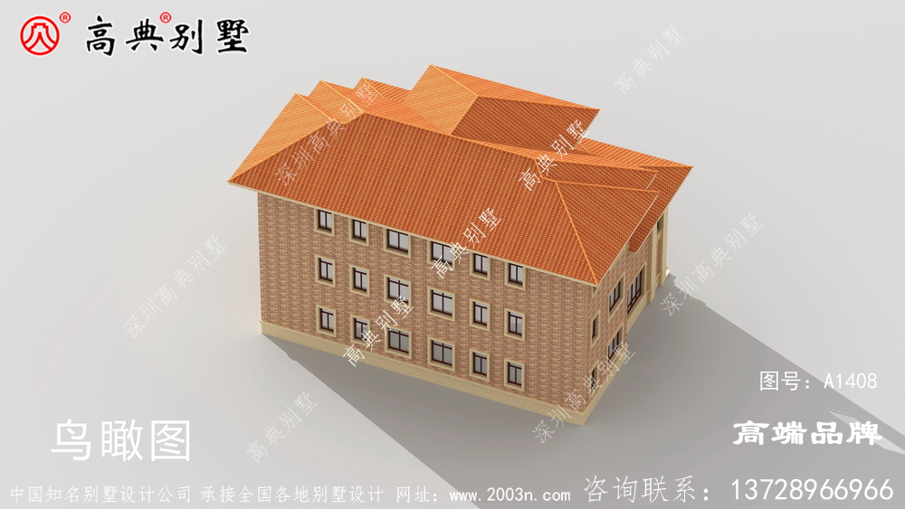 双拼三层别墅设计图