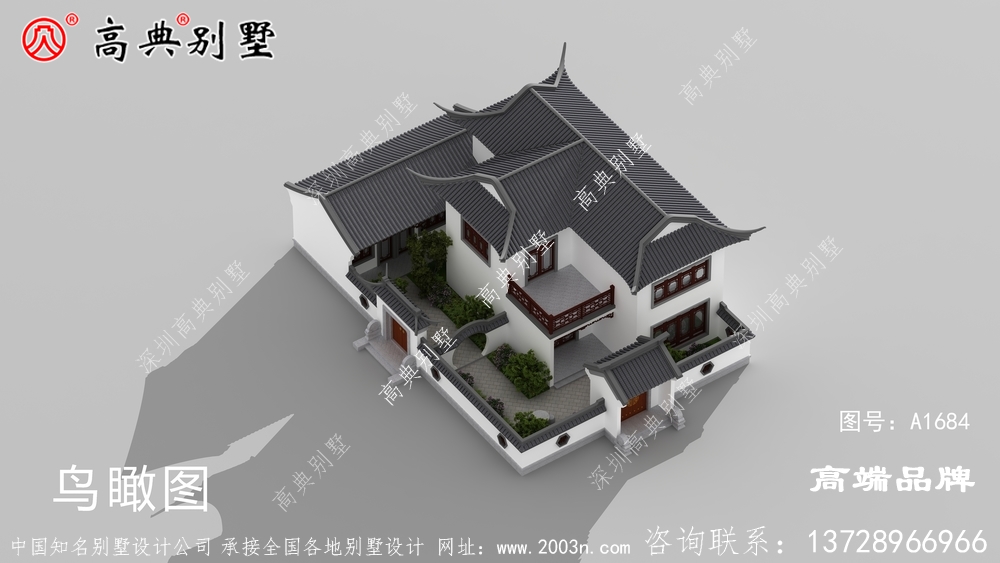 苏式园林二层别墅设计图