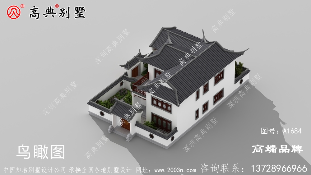 苏式园林二层别墅设计图