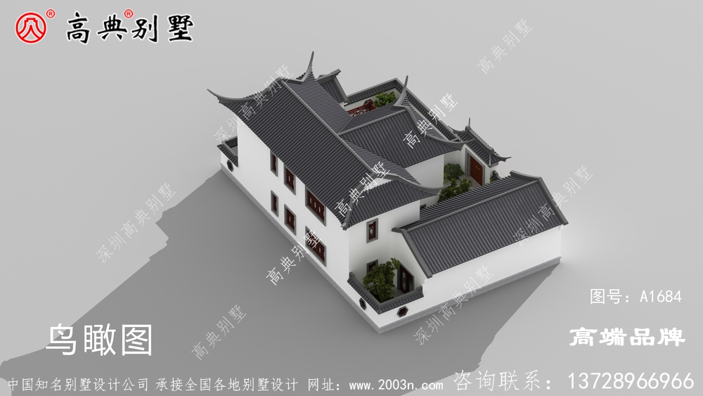 苏式园林二层别墅设计图