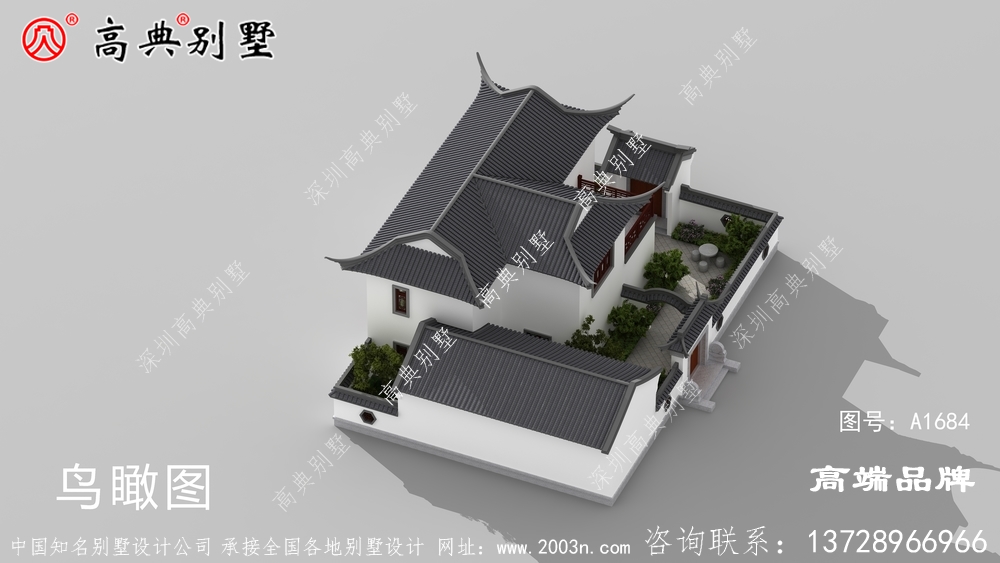 苏式园林二层别墅设计图