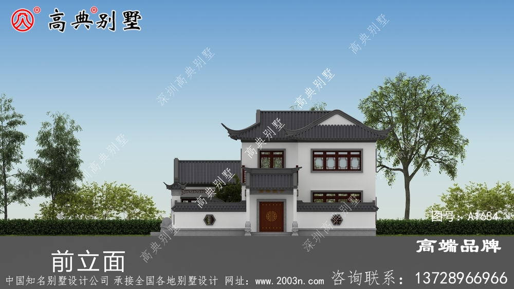 苏式园林二层别墅设计图