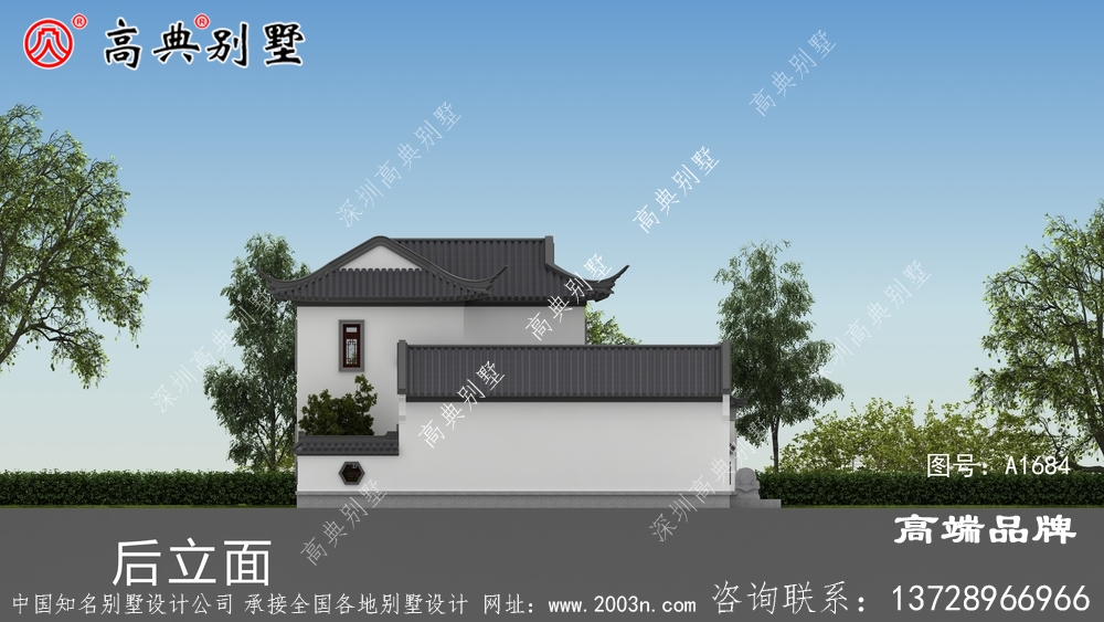 苏式园林二层别墅设计图