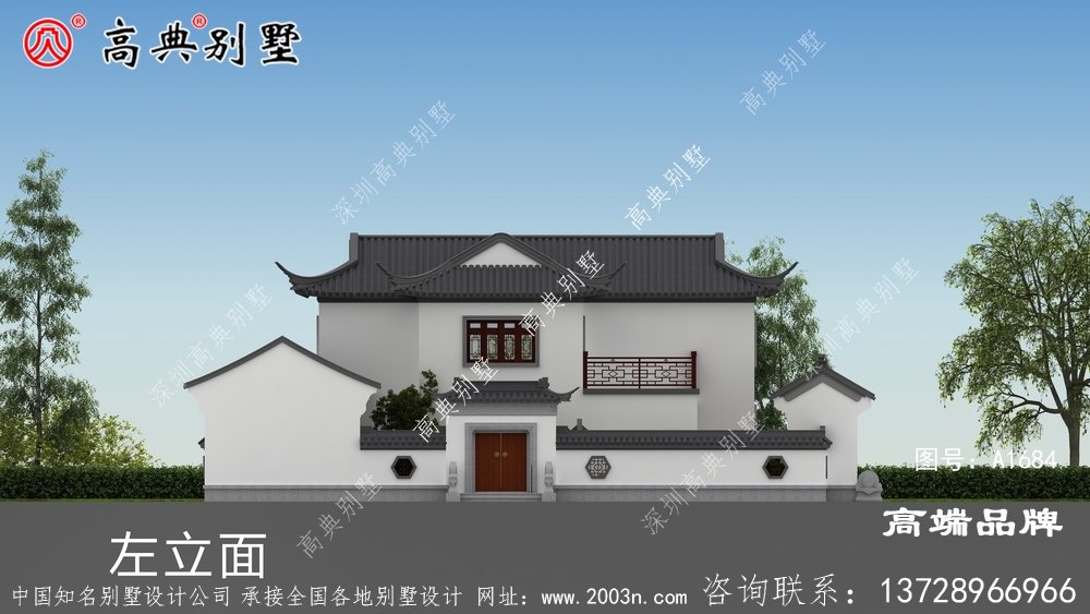 苏式园林二层别墅设计图