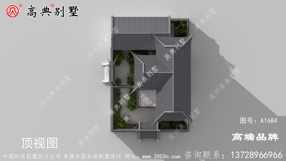 苏式园林二层别墅设计图