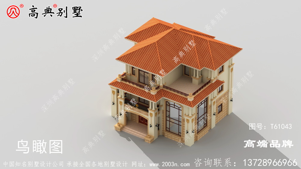 欧式复式漂亮别墅图纸