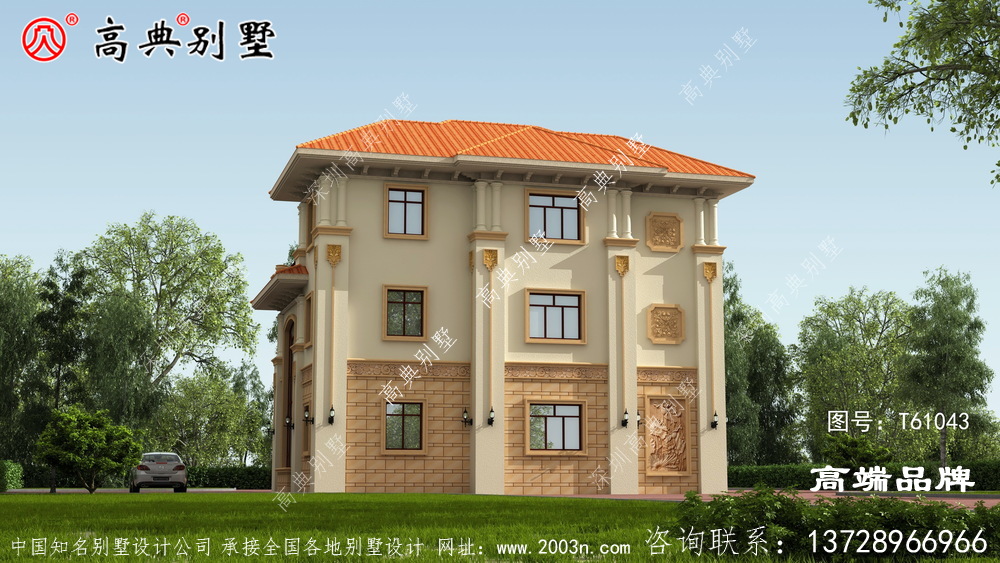 欧式复式漂亮别墅图纸
