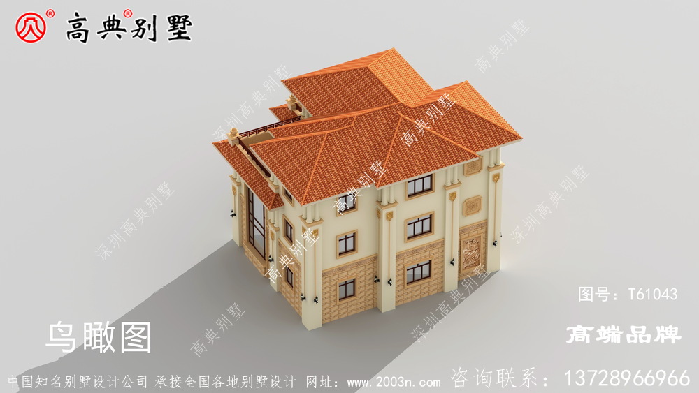 欧式复式漂亮别墅图纸