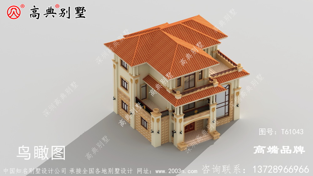 欧式复式漂亮别墅图纸